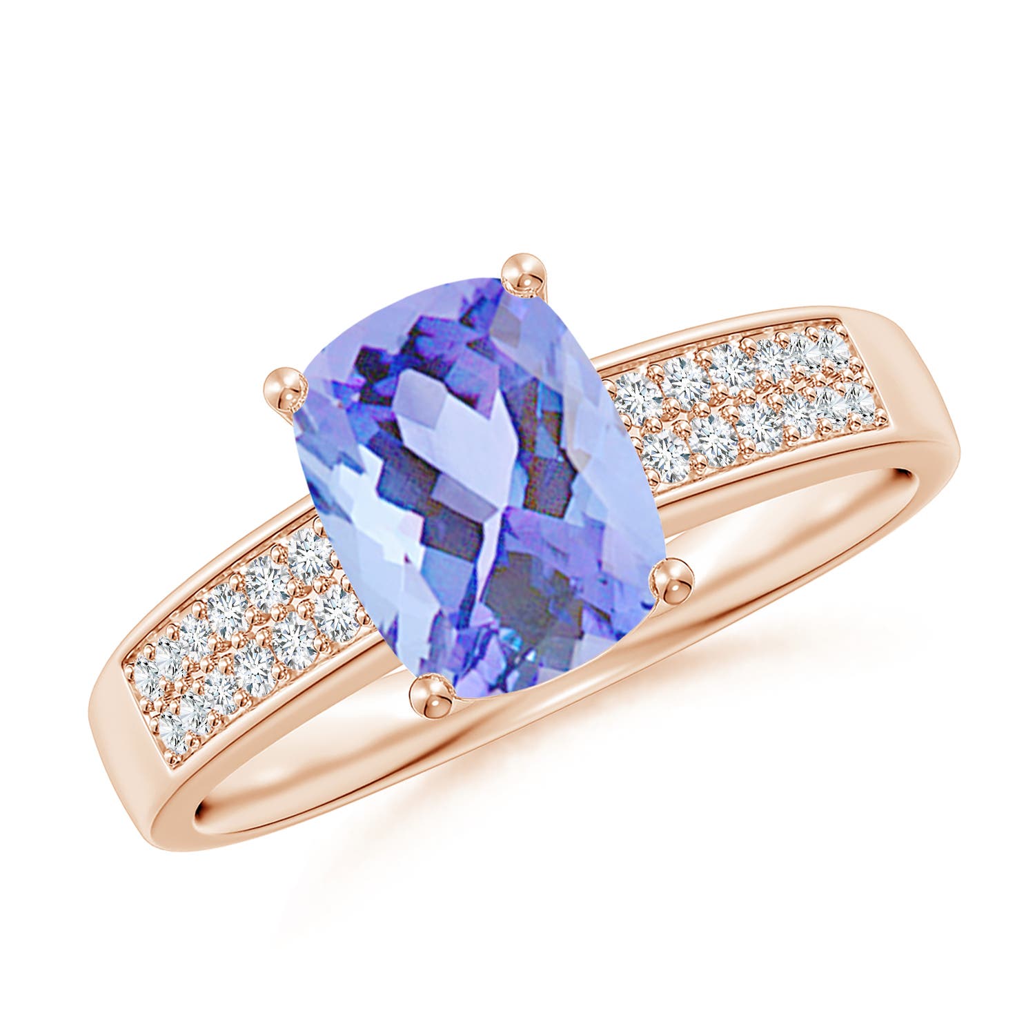 A - Tanzanite / 1.77 CT / 14 KT Rose Gold