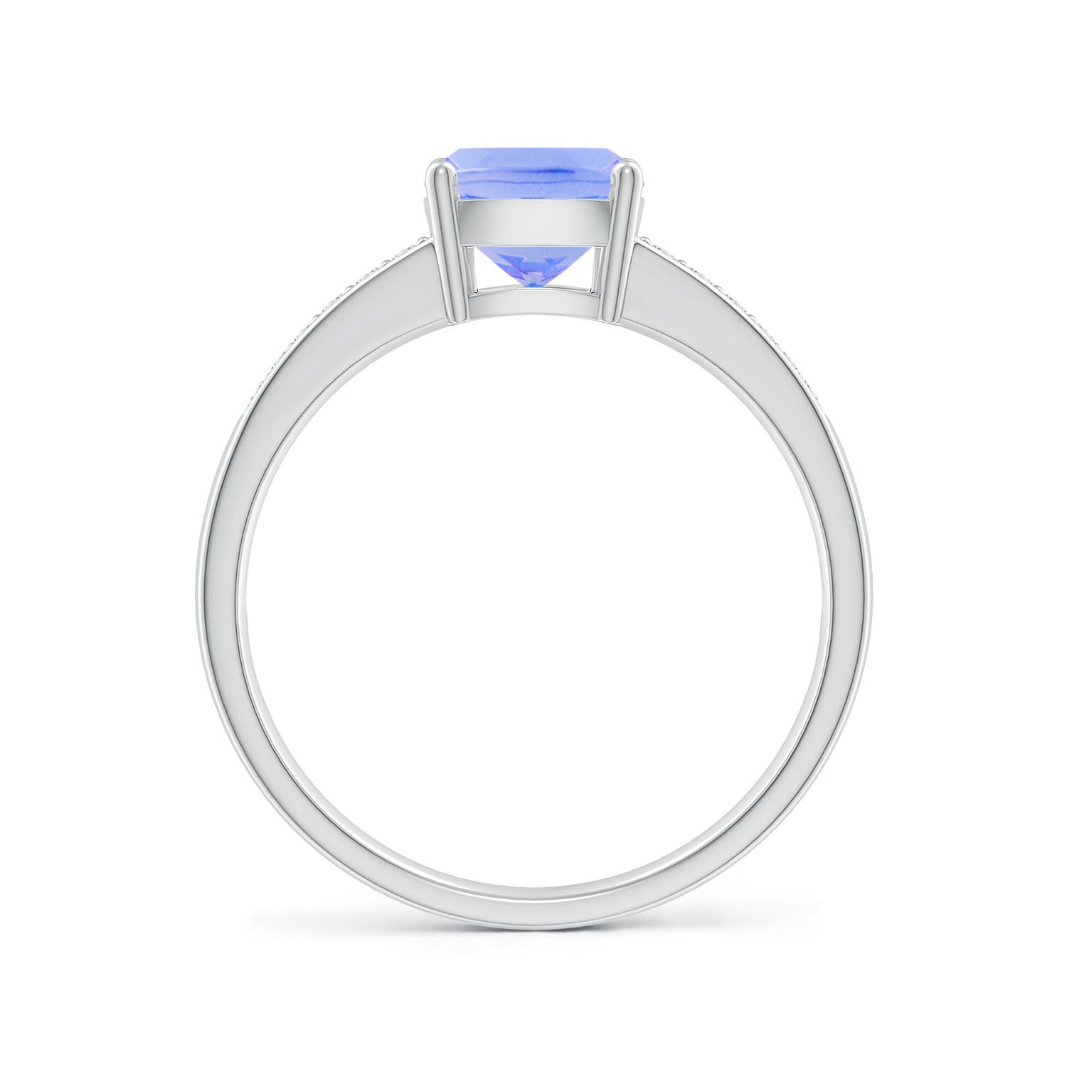 A - Tanzanite / 1.77 CT / 14 KT White Gold