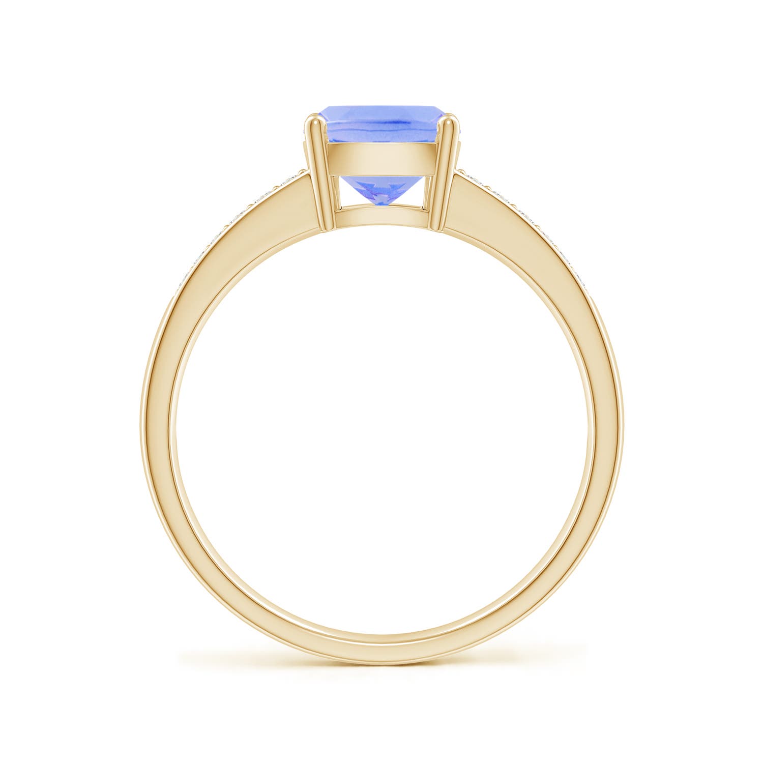 A - Tanzanite / 1.77 CT / 14 KT Yellow Gold