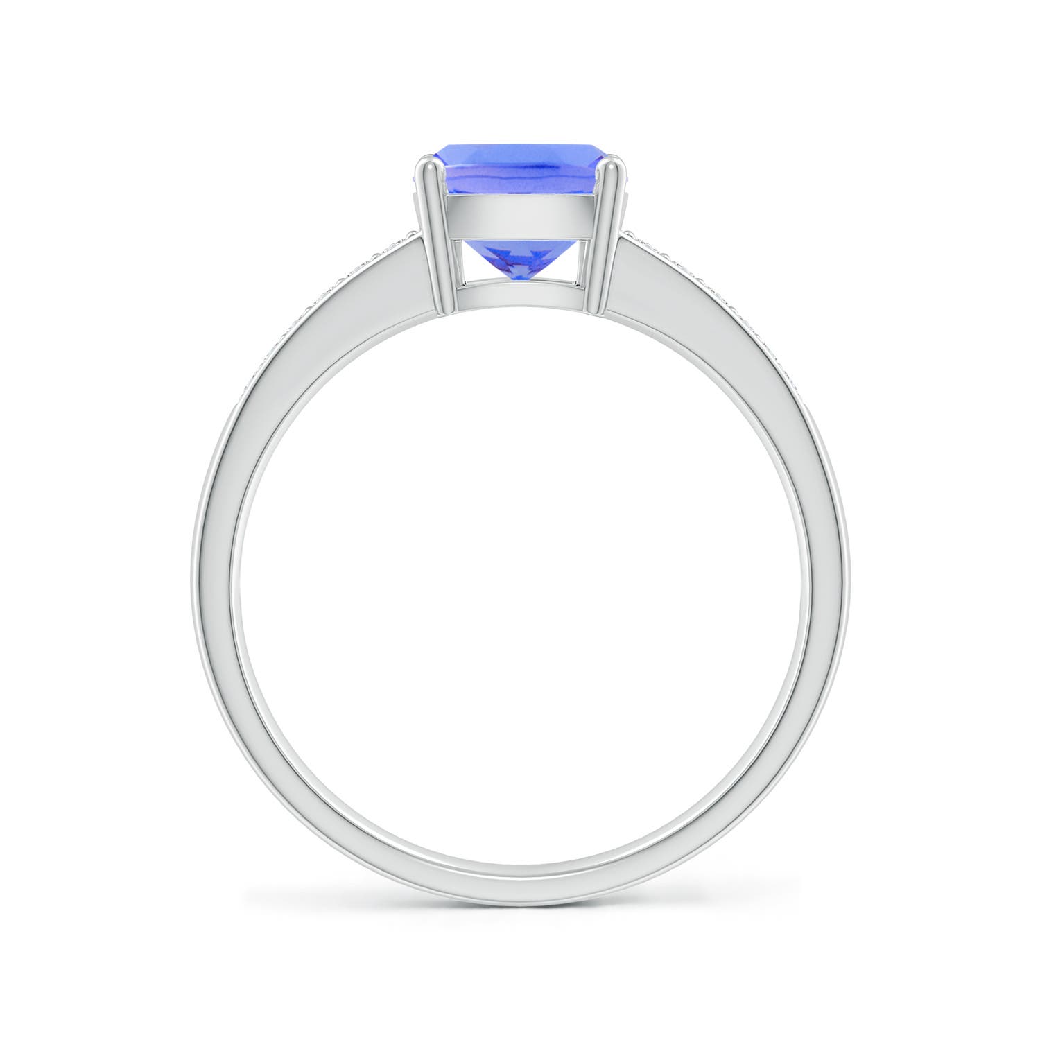 AA - Tanzanite / 1.77 CT / 14 KT White Gold