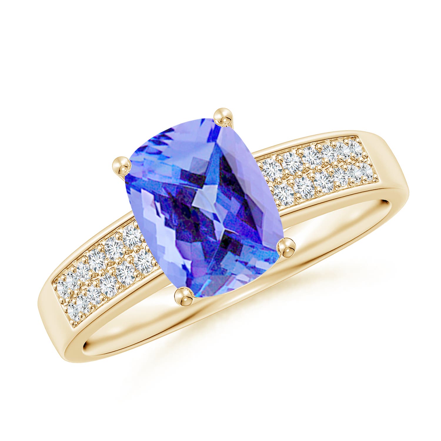 AA - Tanzanite / 1.77 CT / 14 KT Yellow Gold