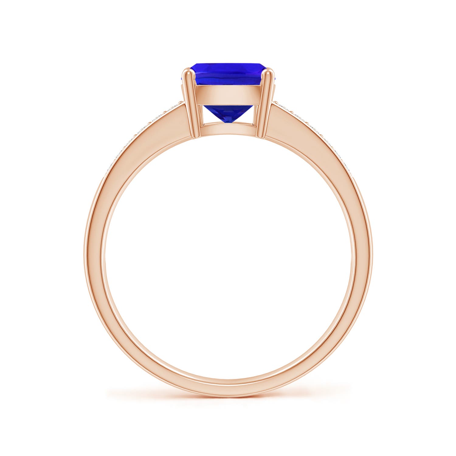 AAA - Tanzanite / 1.77 CT / 14 KT Rose Gold