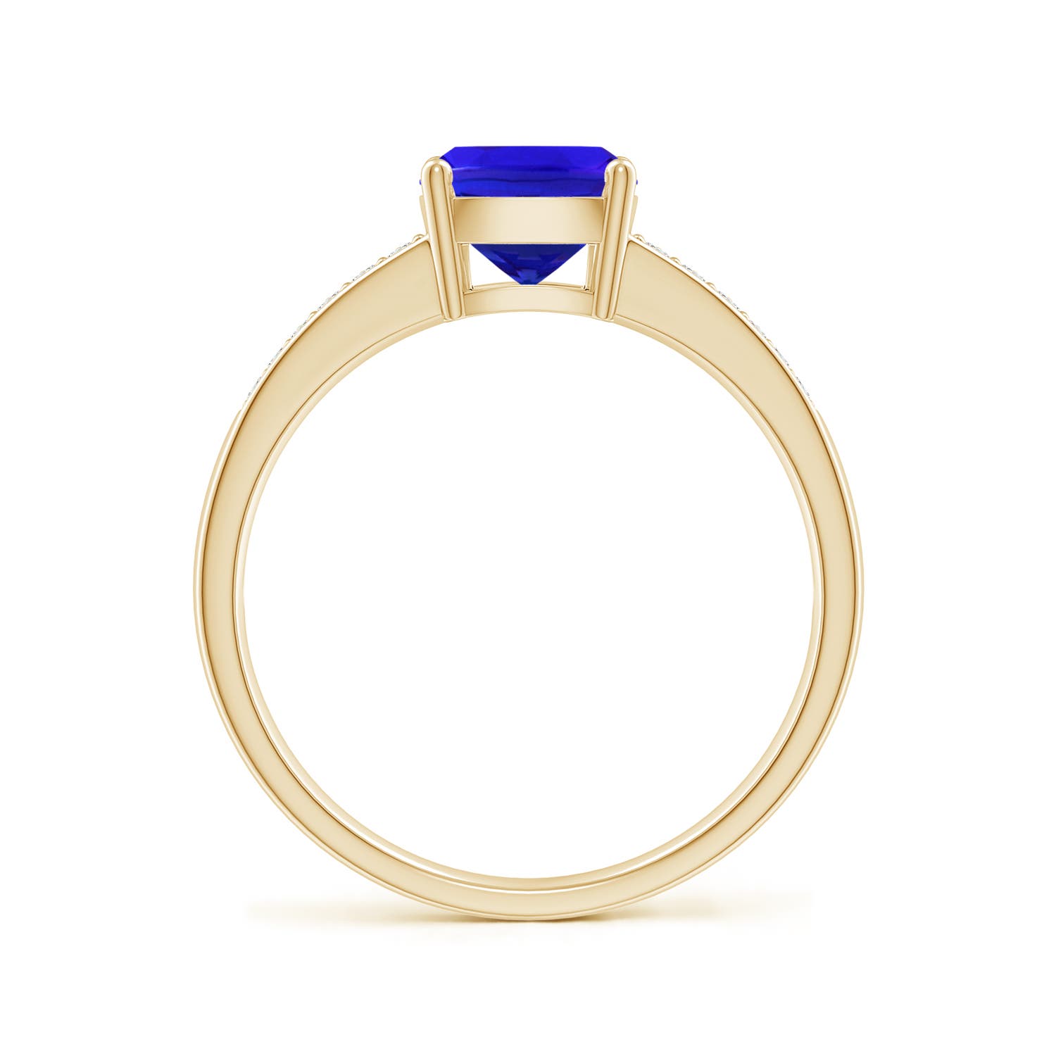 AAA - Tanzanite / 1.77 CT / 14 KT Yellow Gold