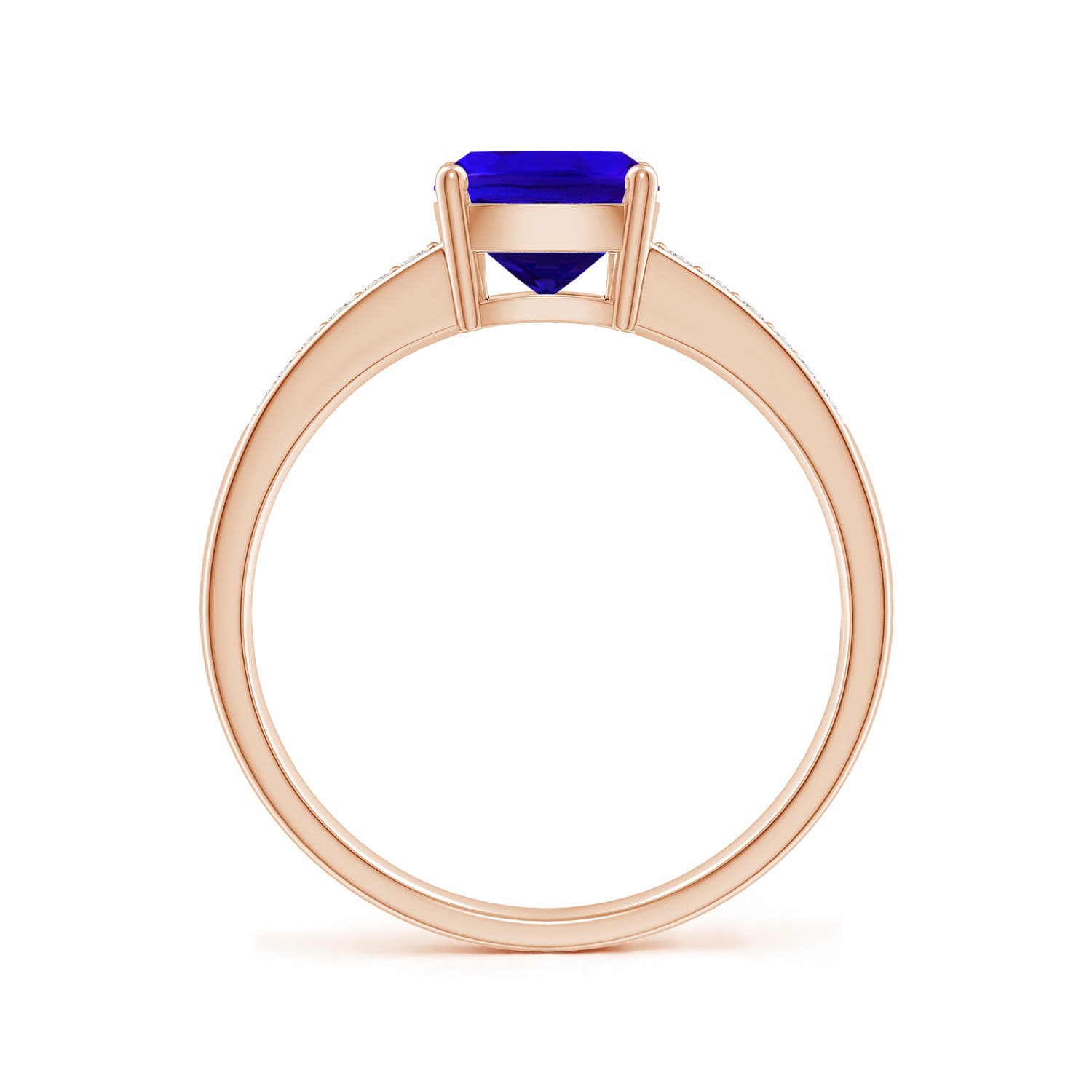 AAAA - Tanzanite / 1.77 CT / 14 KT Rose Gold