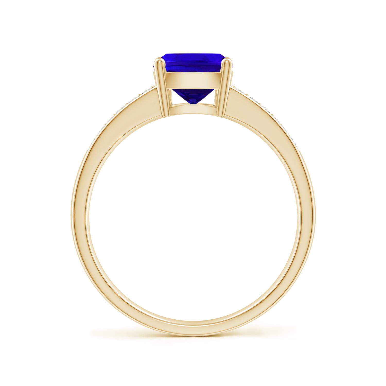 AAAA - Tanzanite / 1.77 CT / 14 KT Yellow Gold