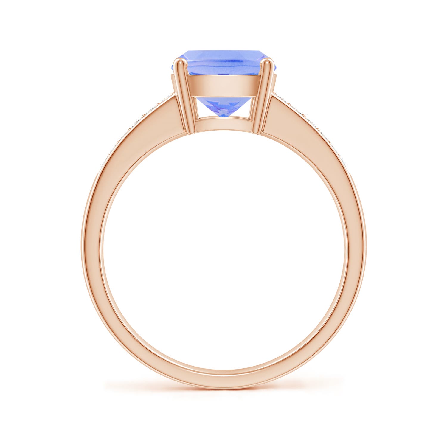 A - Tanzanite / 2.62 CT / 14 KT Rose Gold