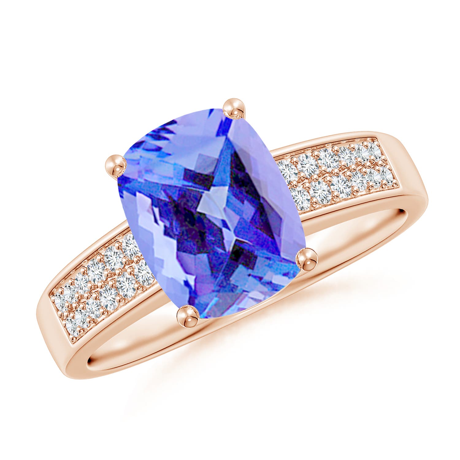 AA - Tanzanite / 2.62 CT / 14 KT Rose Gold