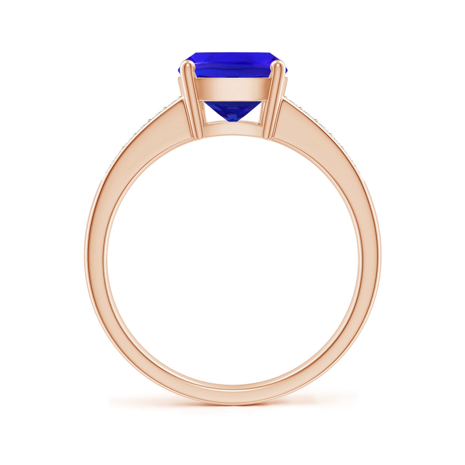 AAA - Tanzanite / 2.62 CT / 14 KT Rose Gold