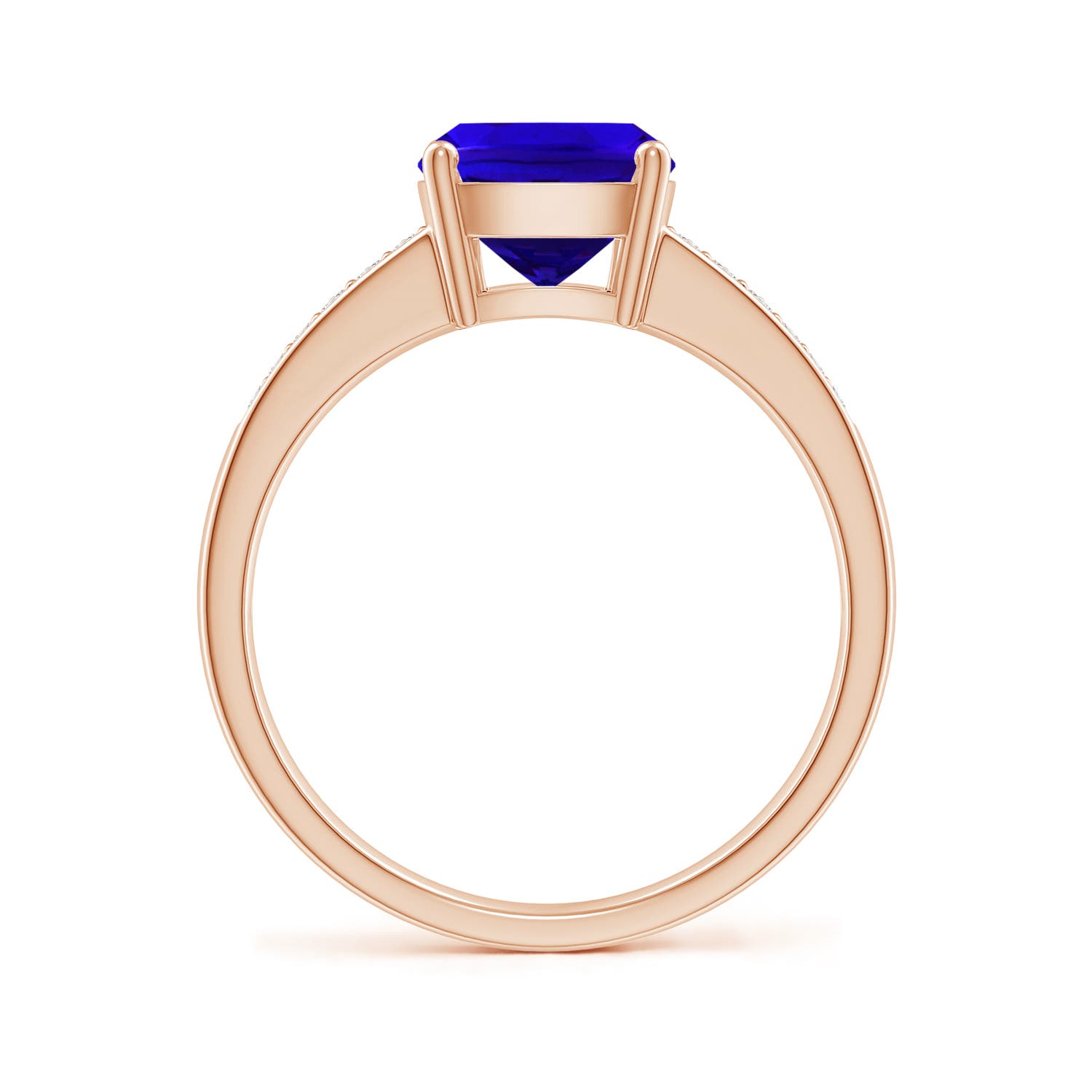 AAAA - Tanzanite / 2.62 CT / 14 KT Rose Gold