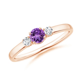 Round AA Amethyst
