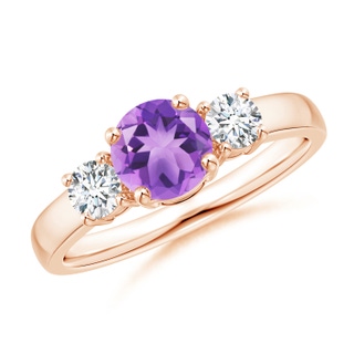 Round A Amethyst