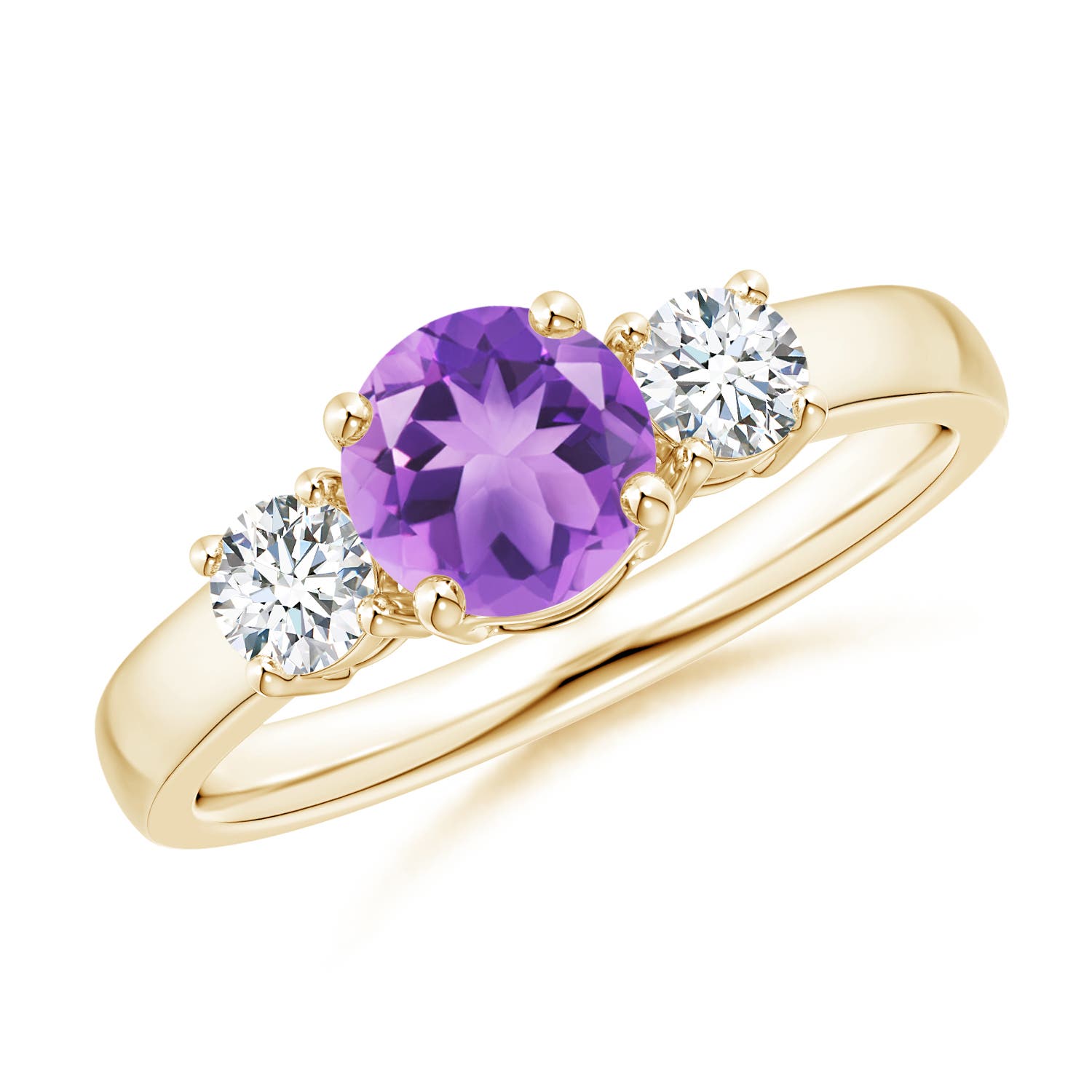 A - Amethyst / 1.12 CT / 14 KT Yellow Gold