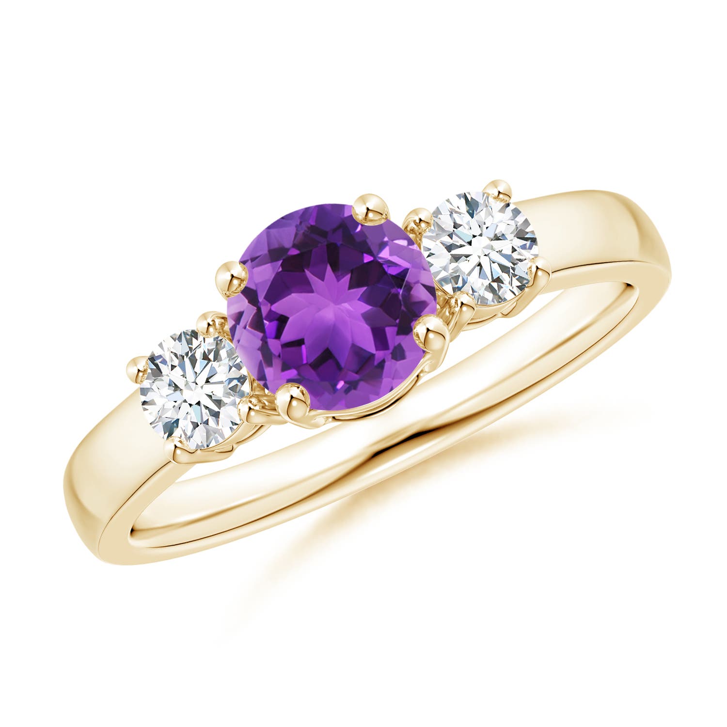 AAA - Amethyst / 1.12 CT / 14 KT Yellow Gold