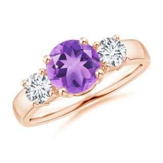 Round A Amethyst