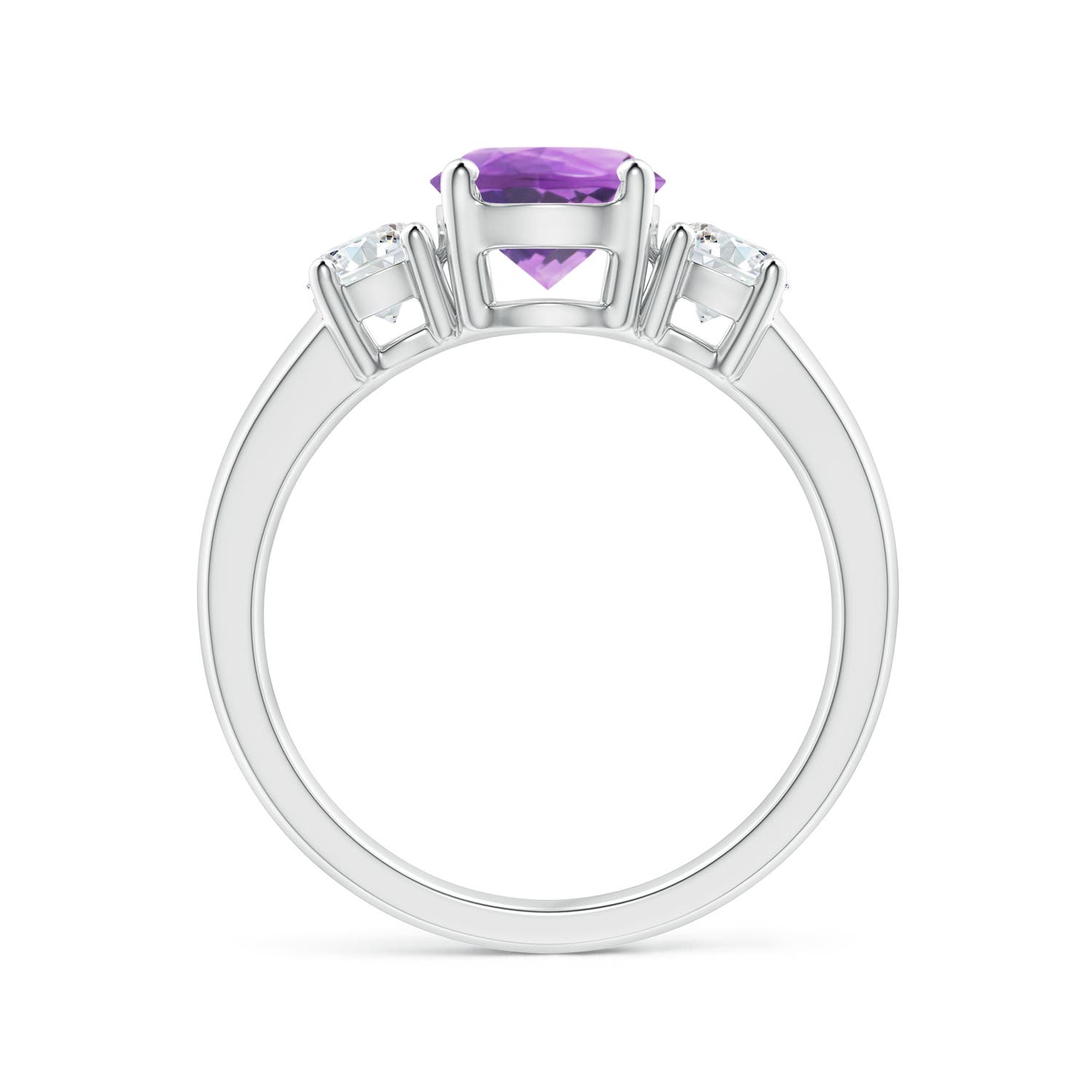 A - Amethyst / 1.61 CT / 14 KT White Gold