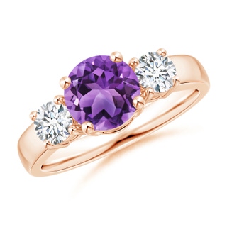 Round AA Amethyst