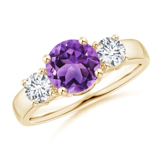 Round AA Amethyst