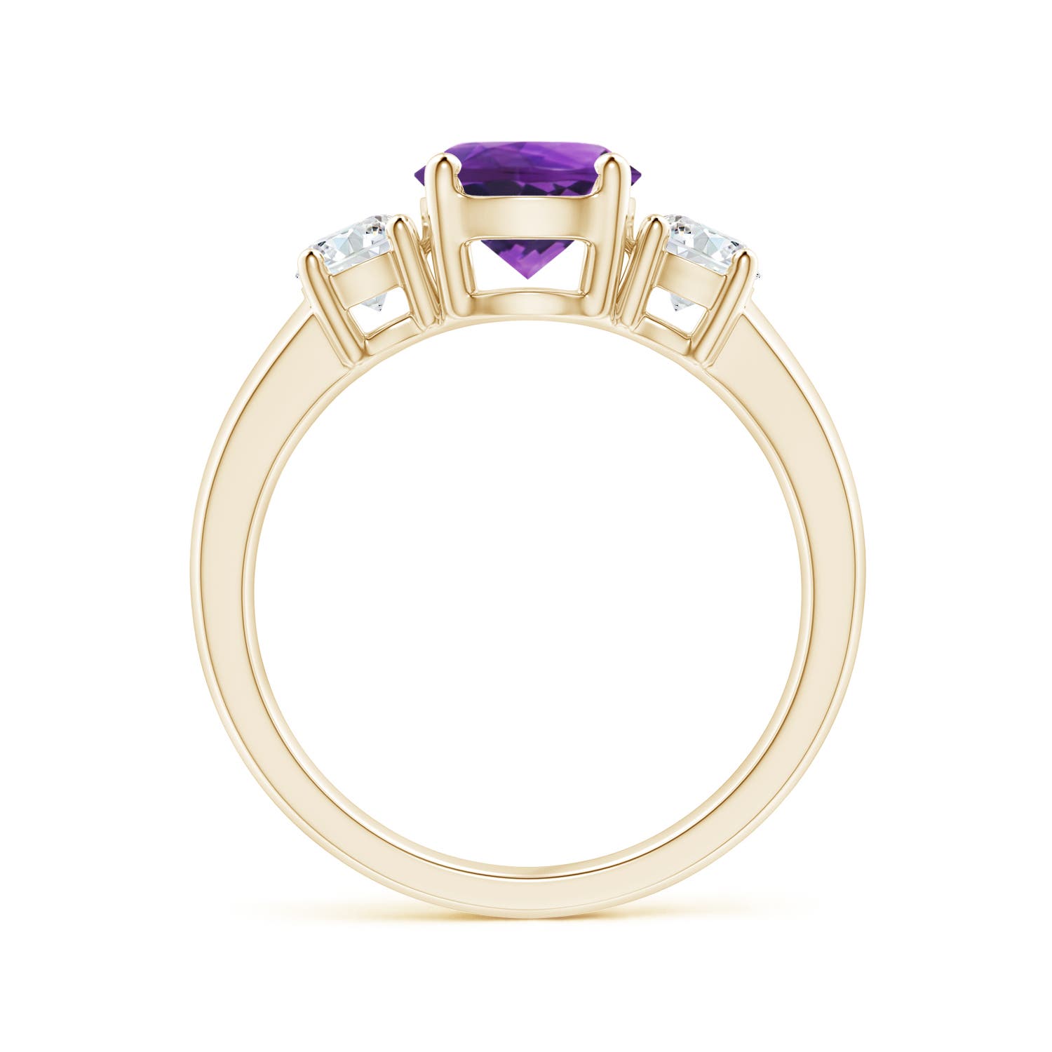 AAAA - Amethyst / 1.61 CT / 14 KT Yellow Gold