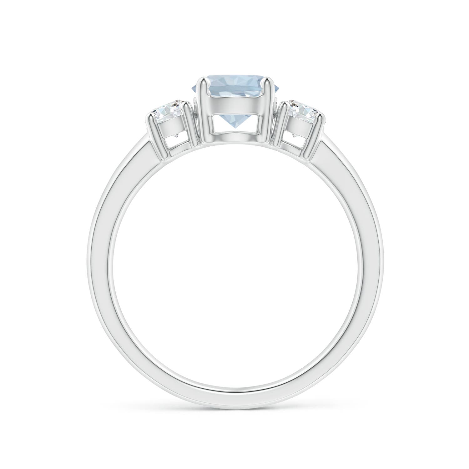 A - Aquamarine / 1.04 CT / 14 KT White Gold