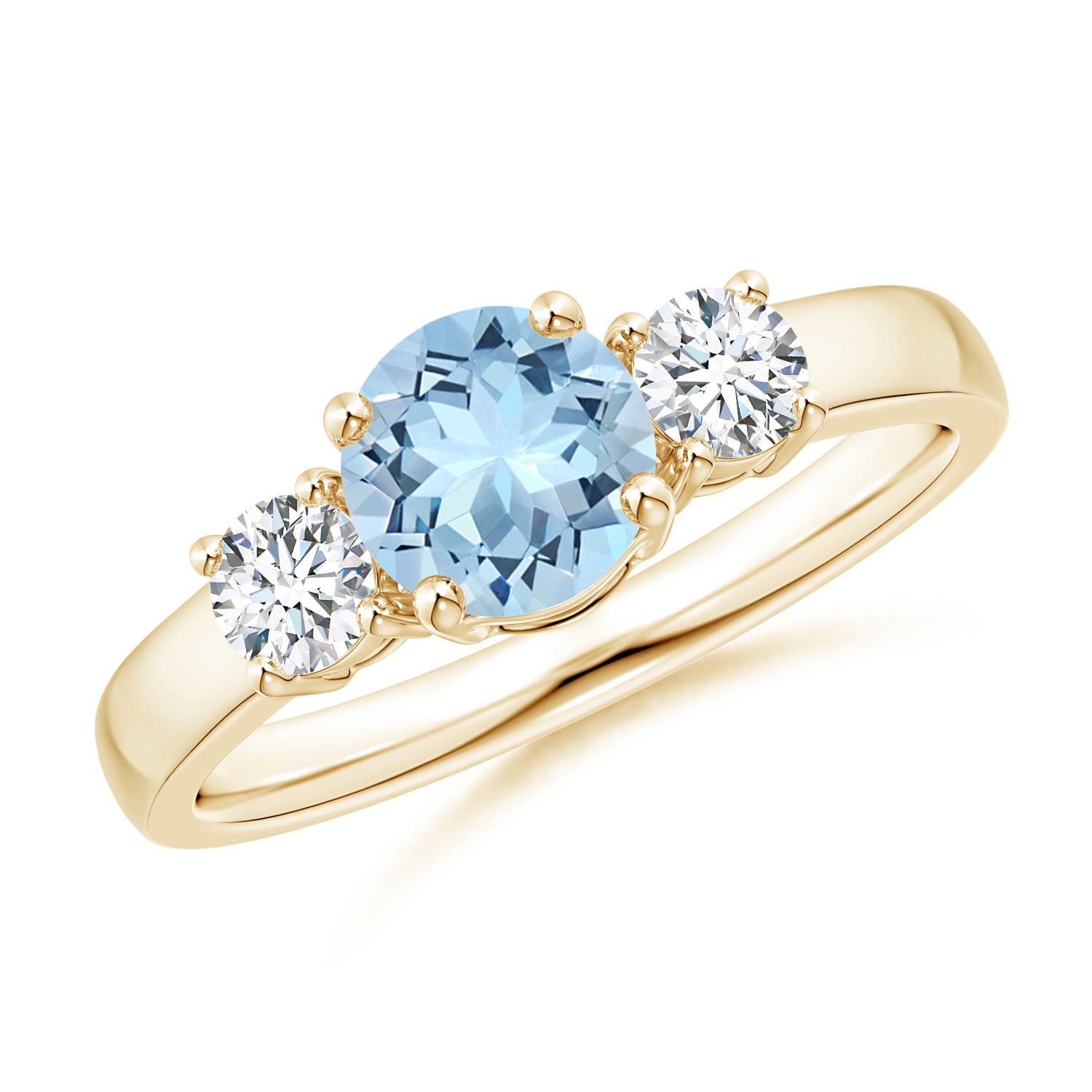 AAA - Aquamarine / 1.04 CT / 14 KT Yellow Gold