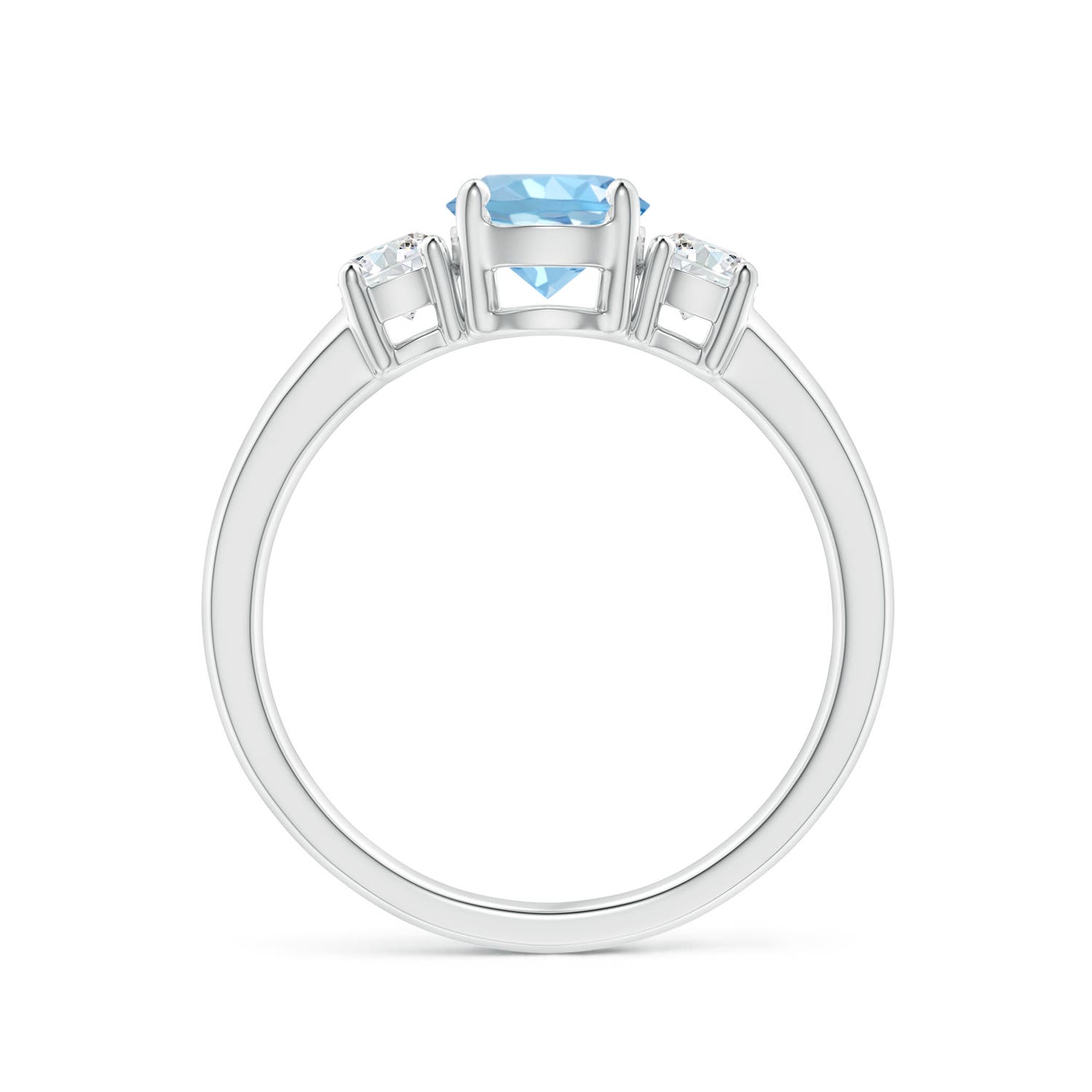 AAAA - Aquamarine / 1.04 CT / 14 KT White Gold