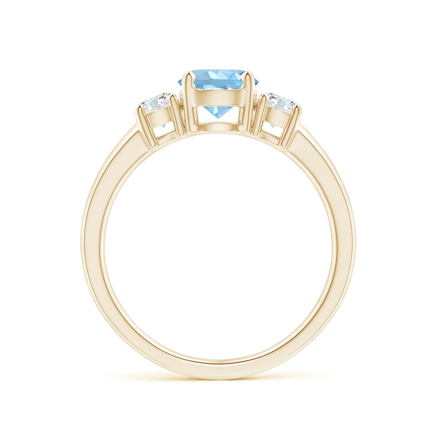 AAAA - Aquamarine / 1.04 CT / 14 KT Yellow Gold