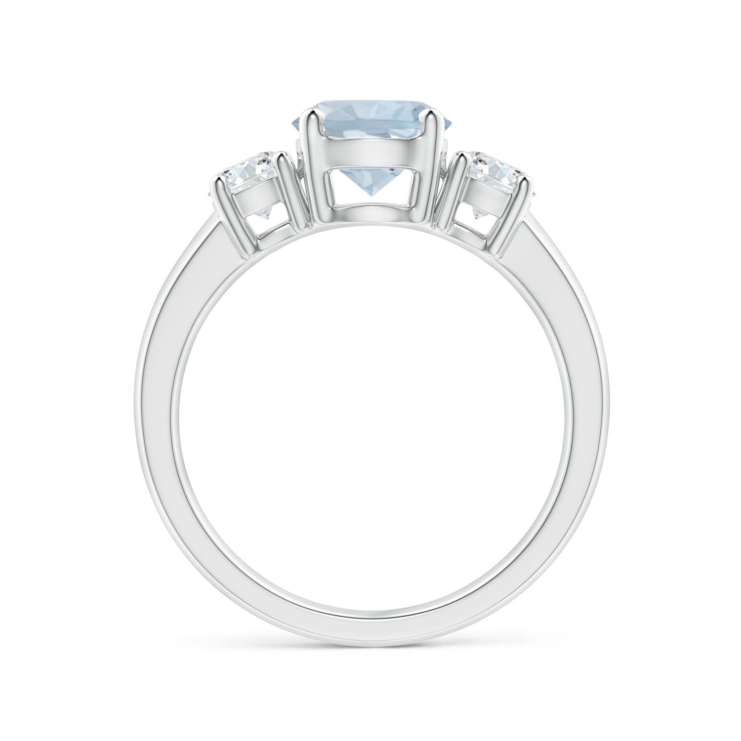 A - Aquamarine / 1.58 CT / 14 KT White Gold