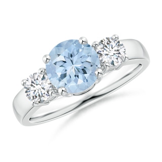 Round AA Aquamarine