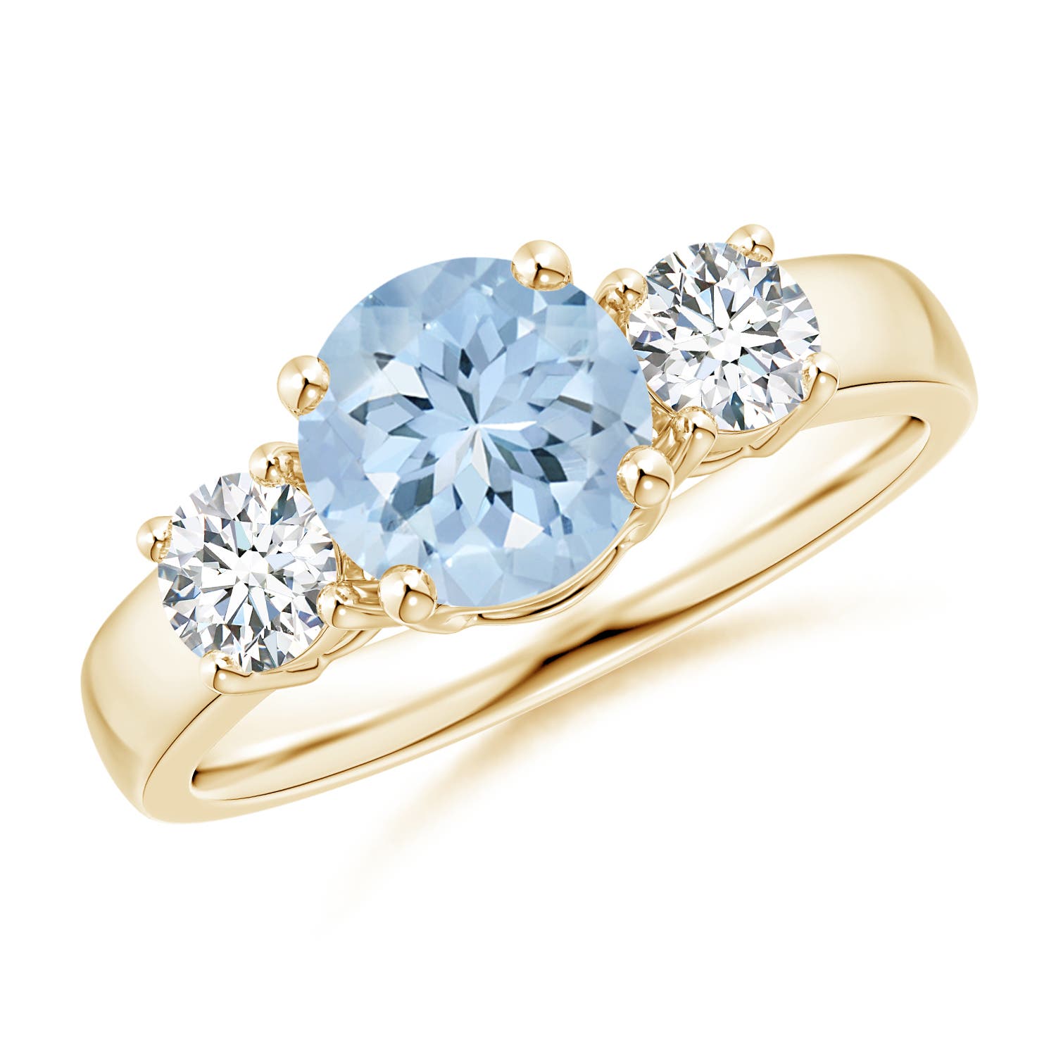 AA - Aquamarine / 1.58 CT / 14 KT Yellow Gold