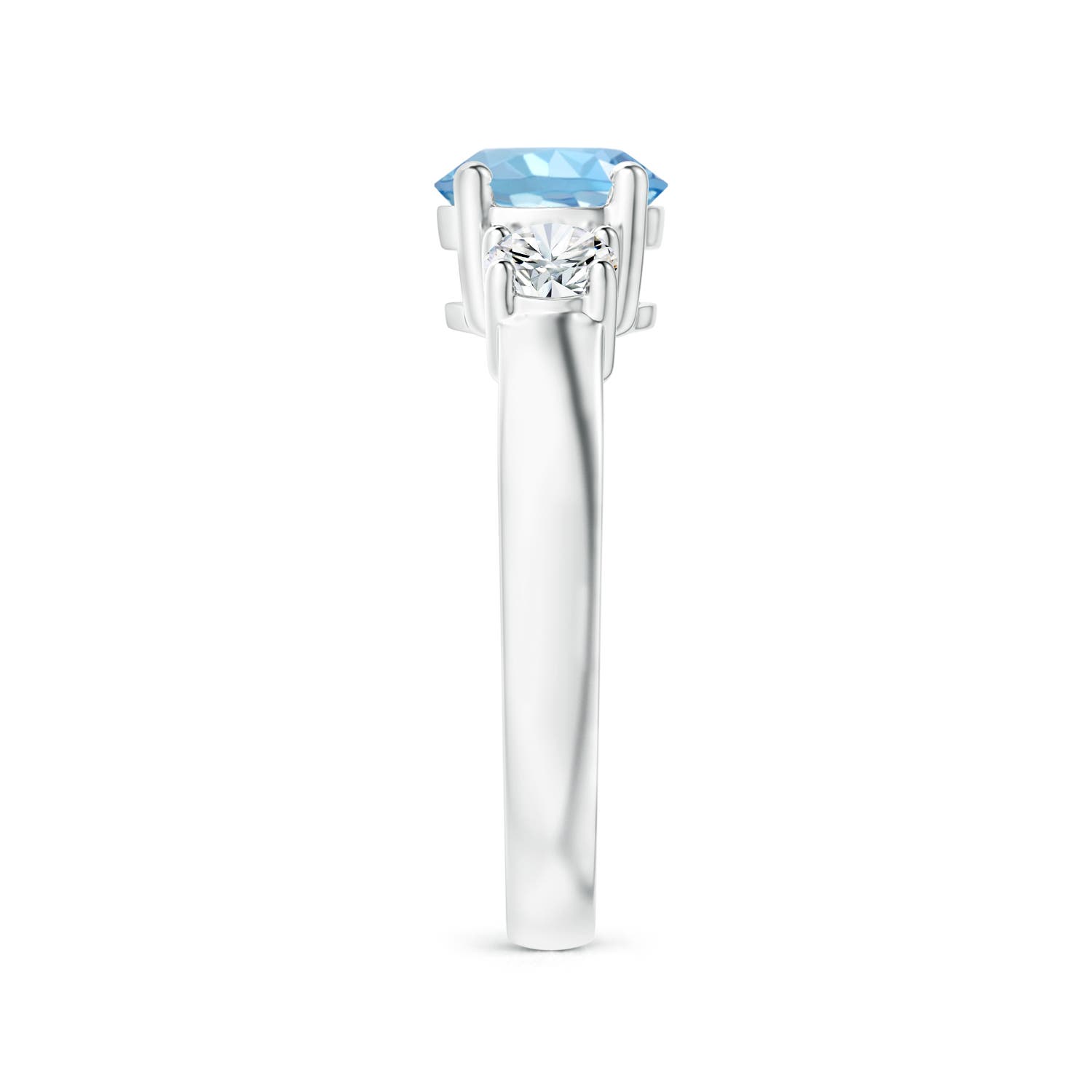 AAAA - Aquamarine / 1.58 CT / 14 KT White Gold