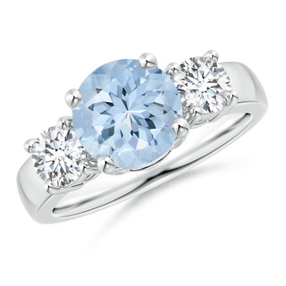 Round AA Aquamarine