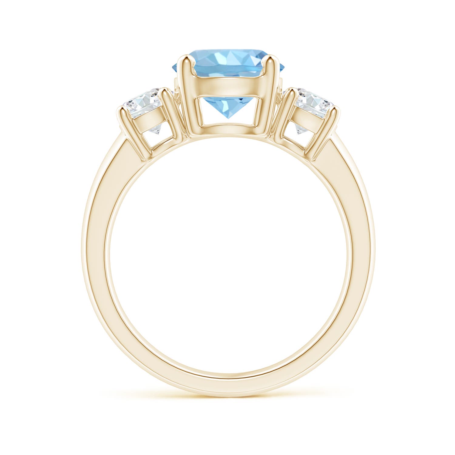 AAAA - Aquamarine / 2.3 CT / 14 KT Yellow Gold