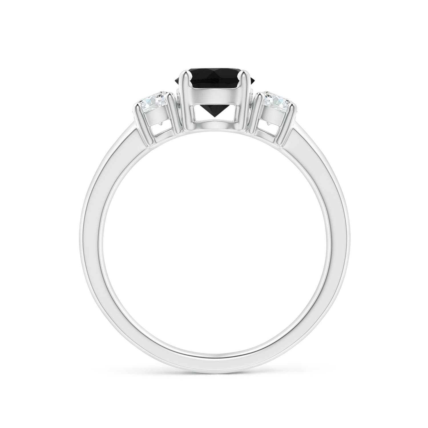 AAA - Black Onyx / 1.02 CT / 14 KT White Gold