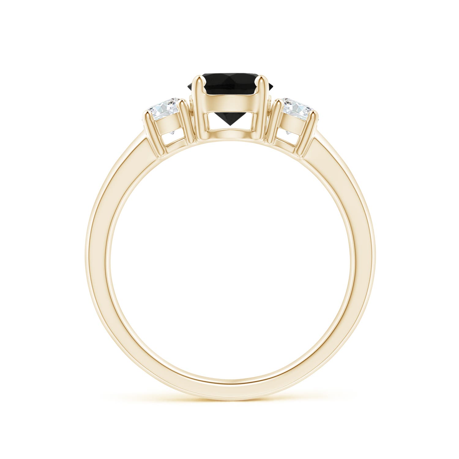 AAA - Black Onyx / 1.02 CT / 14 KT Yellow Gold