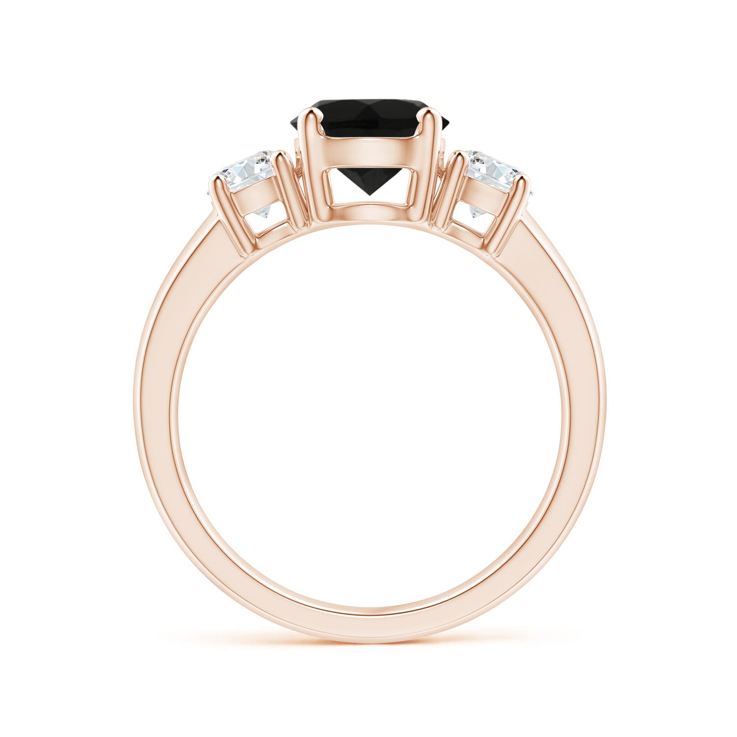 AAA - Black Onyx / 1.46 CT / 14 KT Rose Gold