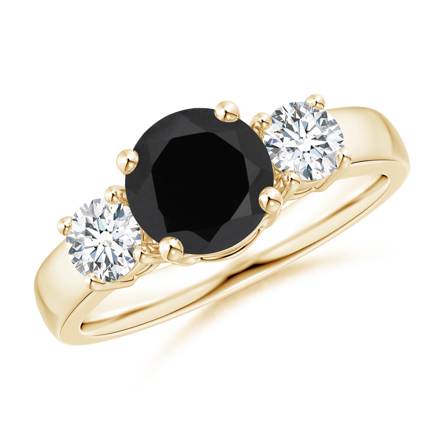 AAA - Black Onyx / 1.46 CT / 14 KT Yellow Gold