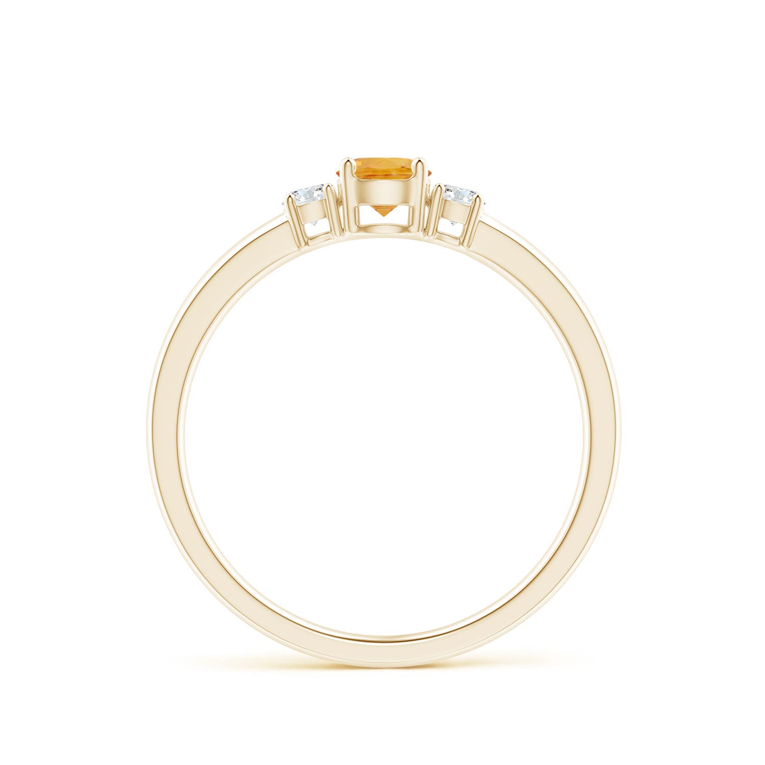 A - Citrine / 0.37 CT / 14 KT Yellow Gold