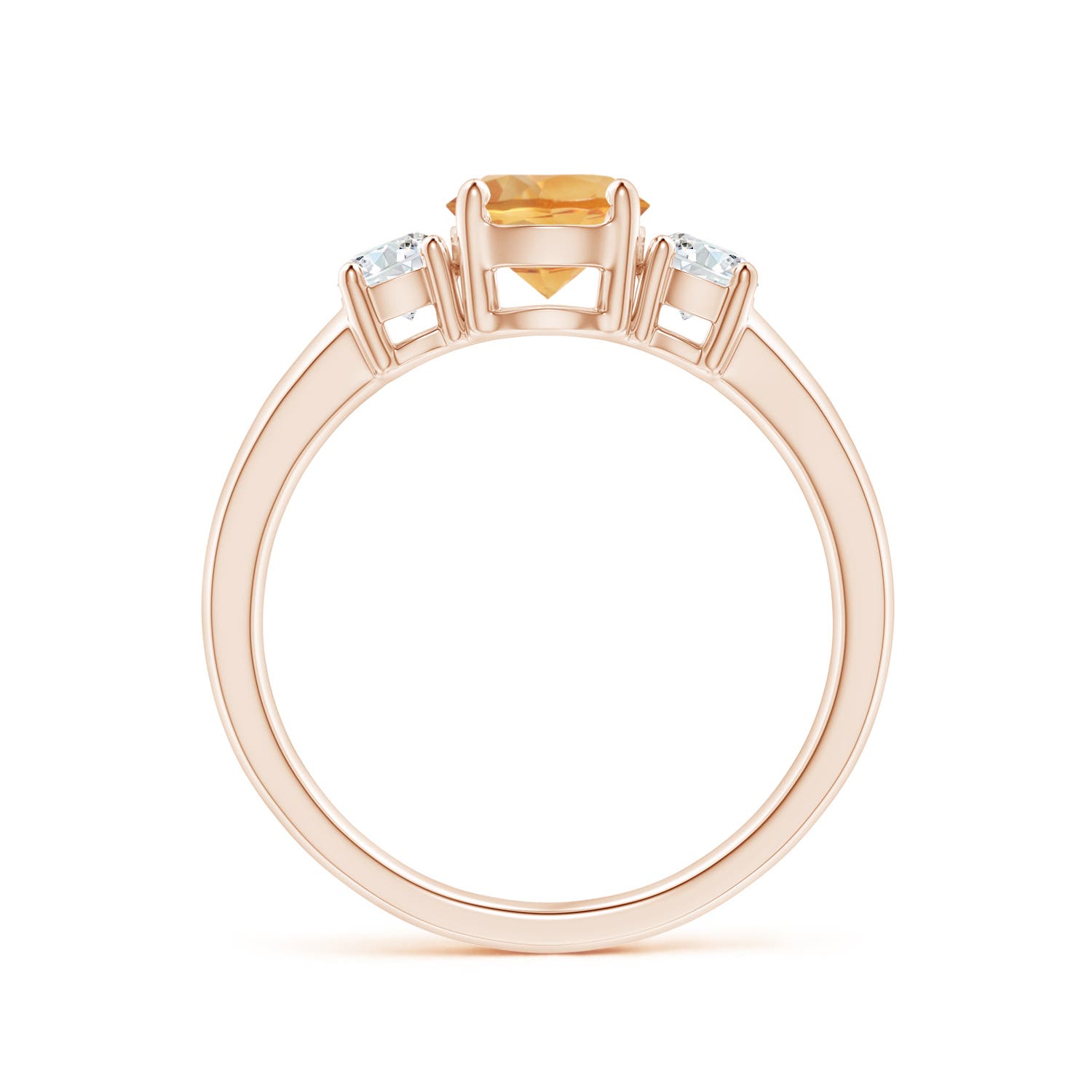 A - Citrine / 1.02 CT / 14 KT Rose Gold