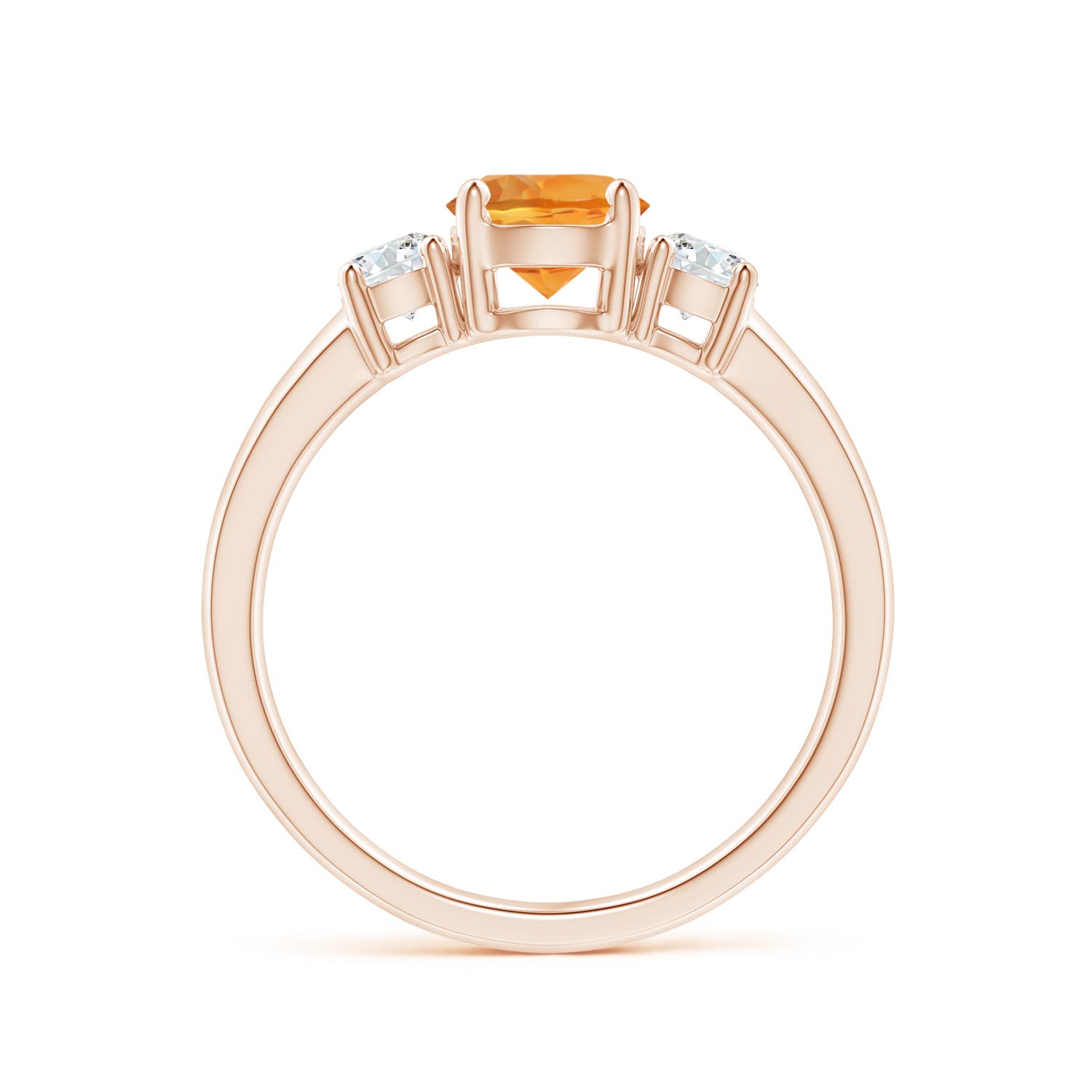 AAA - Citrine / 1.02 CT / 14 KT Rose Gold