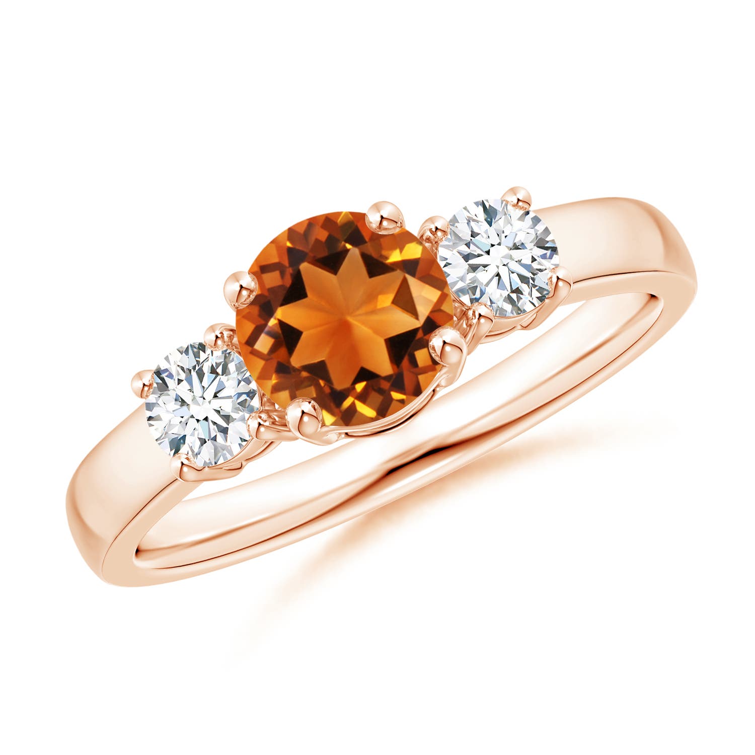 AAAA - Citrine / 1.02 CT / 14 KT Rose Gold