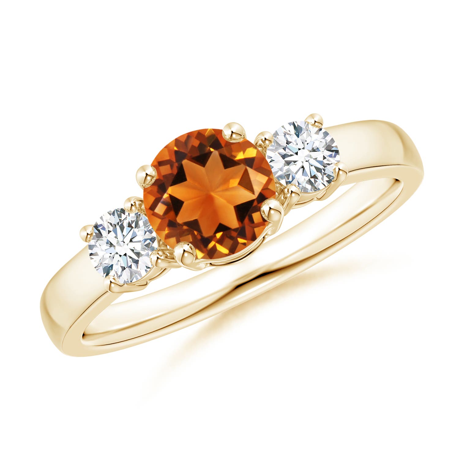 AAAA - Citrine / 1.02 CT / 14 KT Yellow Gold