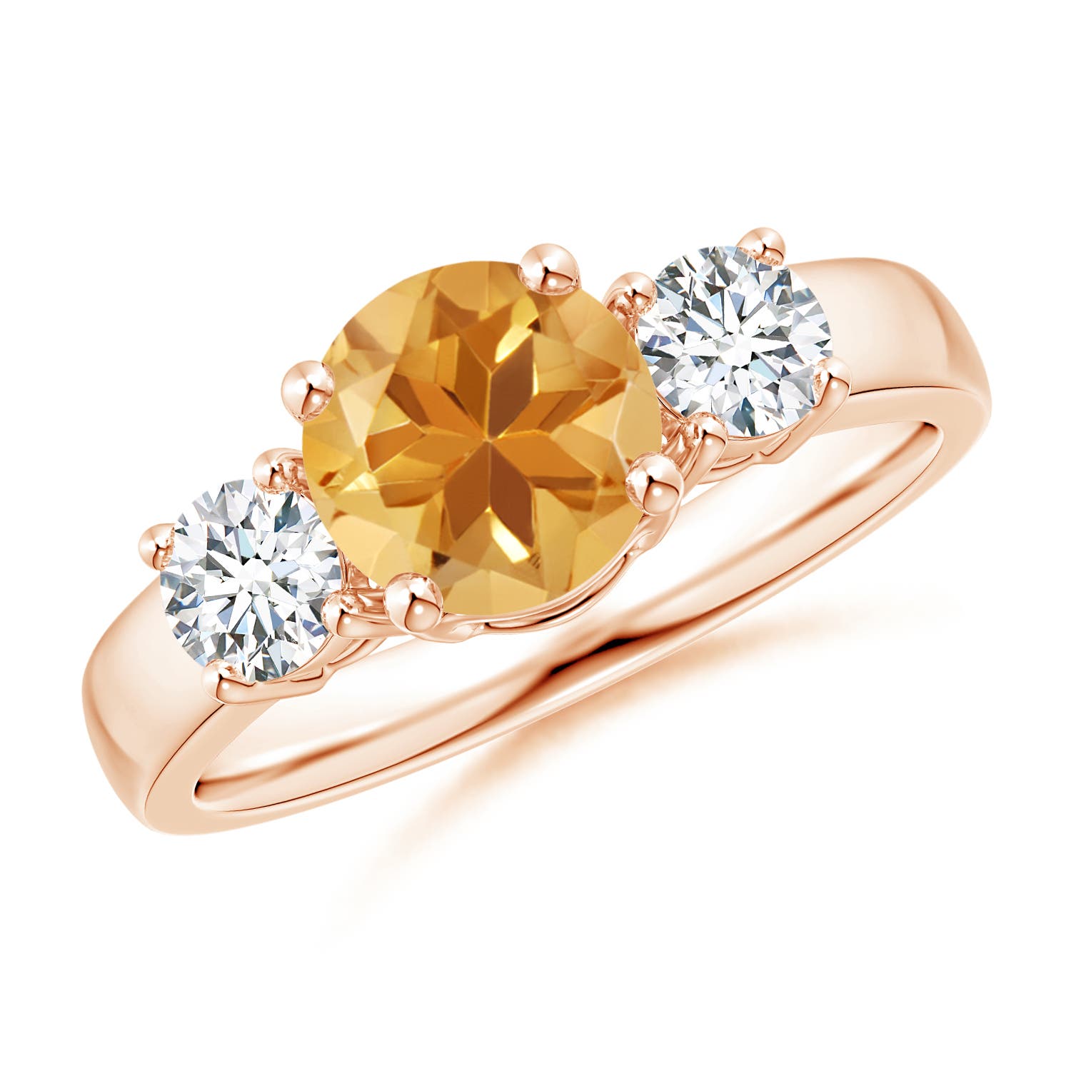 A - Citrine / 1.71 CT / 14 KT Rose Gold