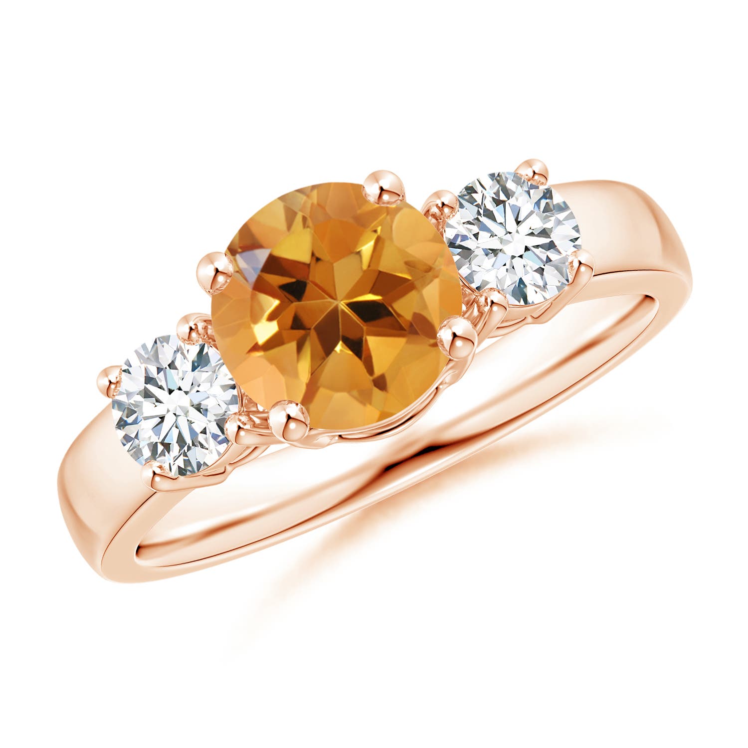 AA - Citrine / 1.71 CT / 14 KT Rose Gold