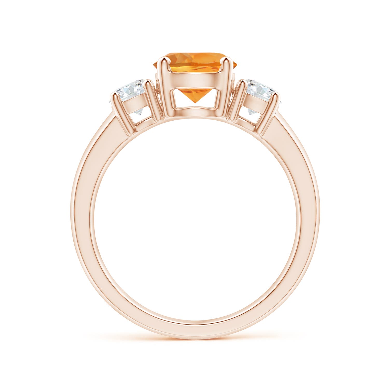 AAA - Citrine / 1.71 CT / 14 KT Rose Gold