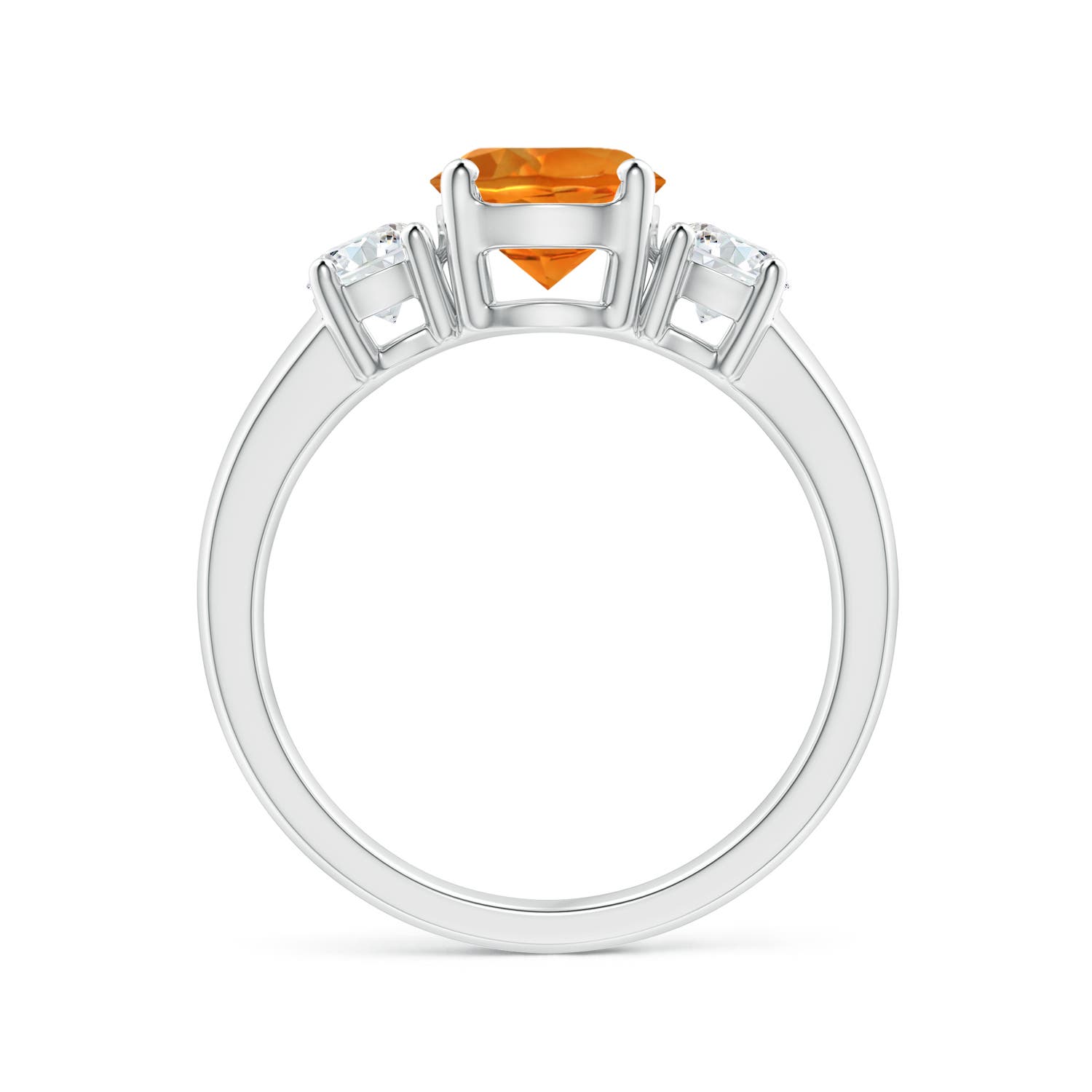 AAAA - Citrine / 1.71 CT / 14 KT White Gold