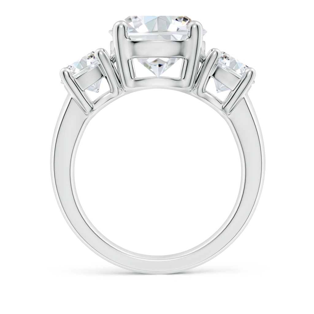 10.1mm GVS2 Classic Diamond Three Stone Engagement Ring in S999 Silver - side 199