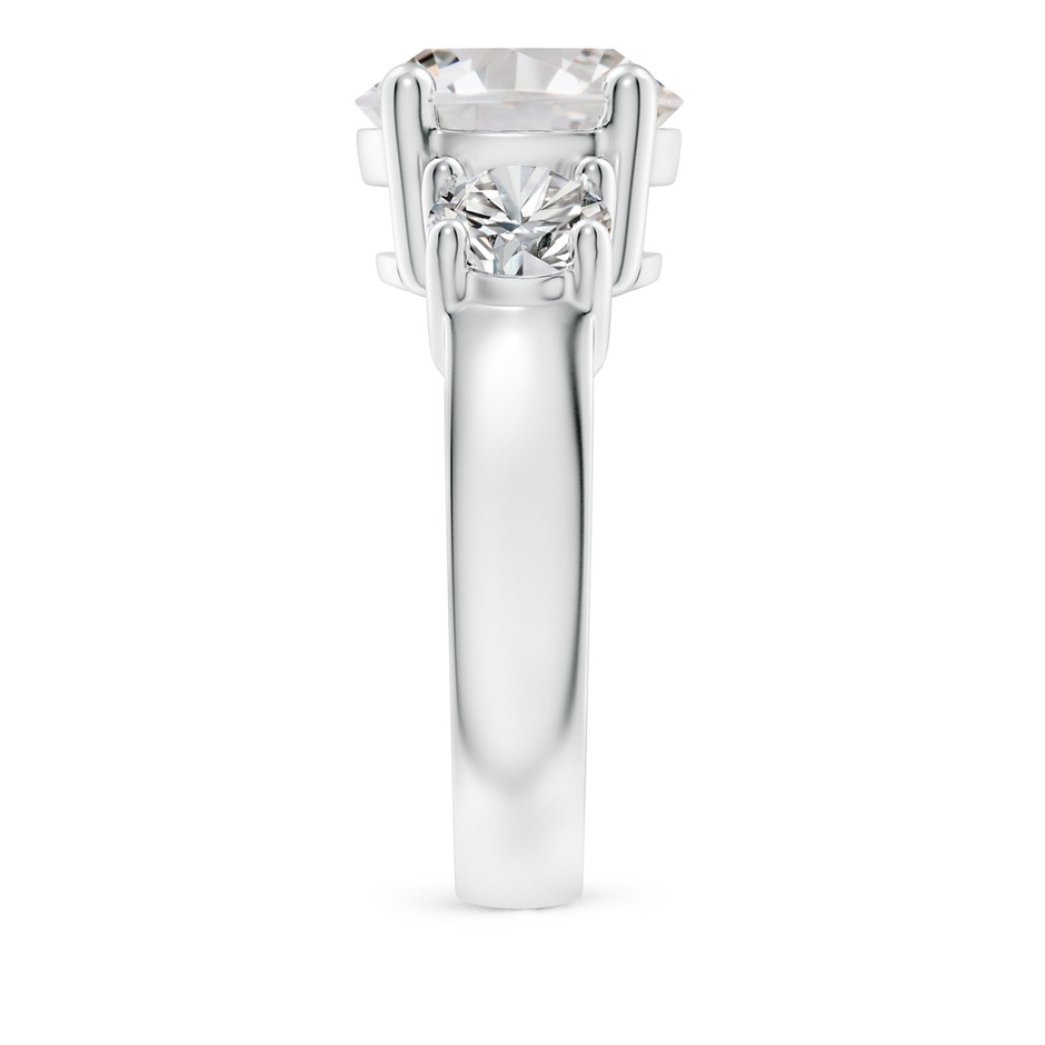 10.1mm IJI1I2 Classic Diamond Three Stone Engagement Ring in White Gold side 299