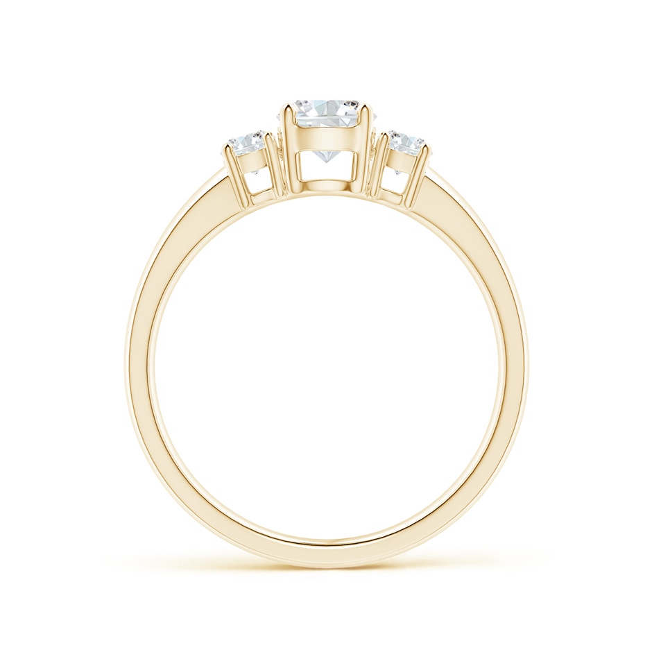 5mm GVS2 Classic Diamond Three Stone Engagement Ring in Yellow Gold side 199