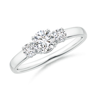 5mm HSI2 Classic Diamond Three Stone Engagement Ring in 9K White Gold