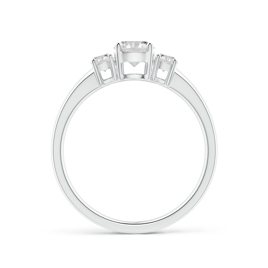 5mm IJI1I2 Classic Diamond Three Stone Engagement Ring in P950 Platinum side 199